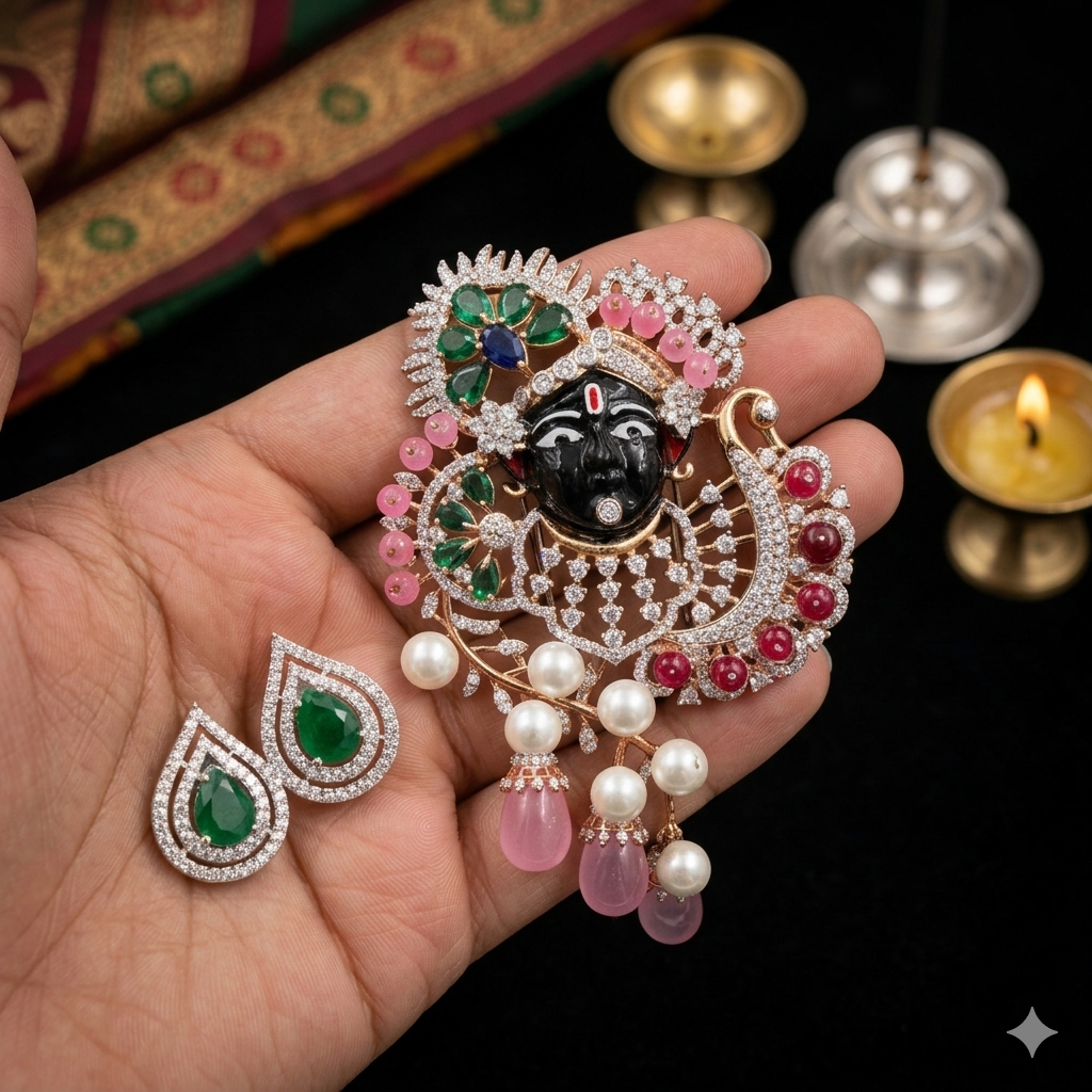 Vrindavan Heirloom Pendant/Brooch