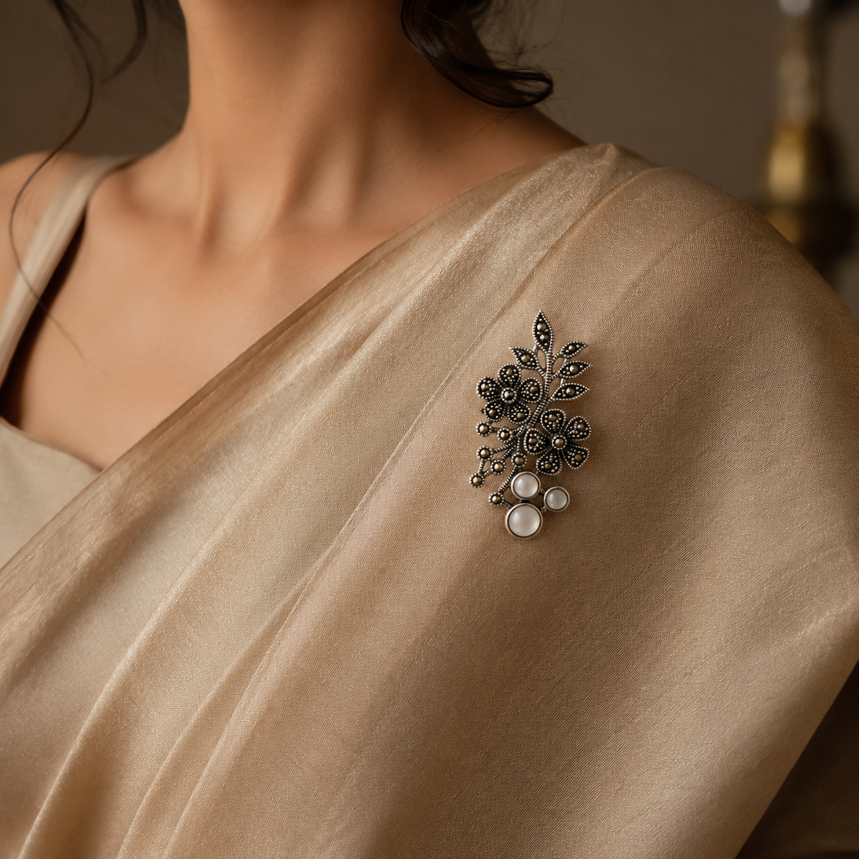 The Pearl Blossom Brooch