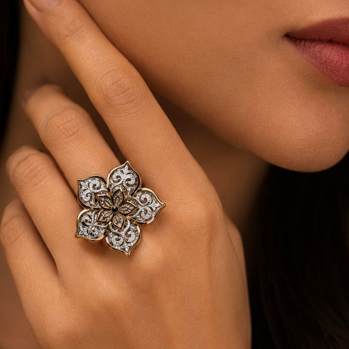 Floral Statement Ring