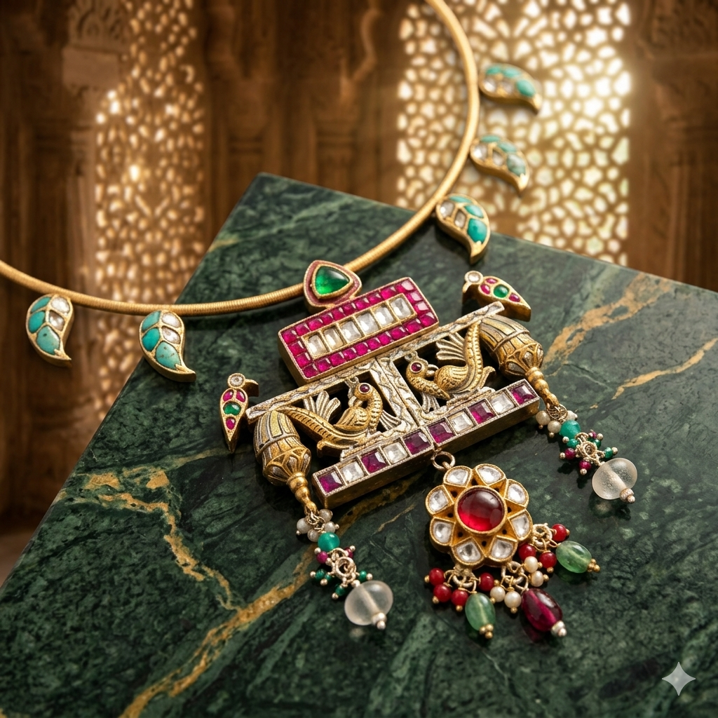 Gold-Plated Royal Noor Neckpiece