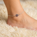 Ruby Bloom Anklet