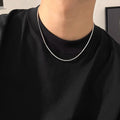 Unisex Silver Flow Chain
