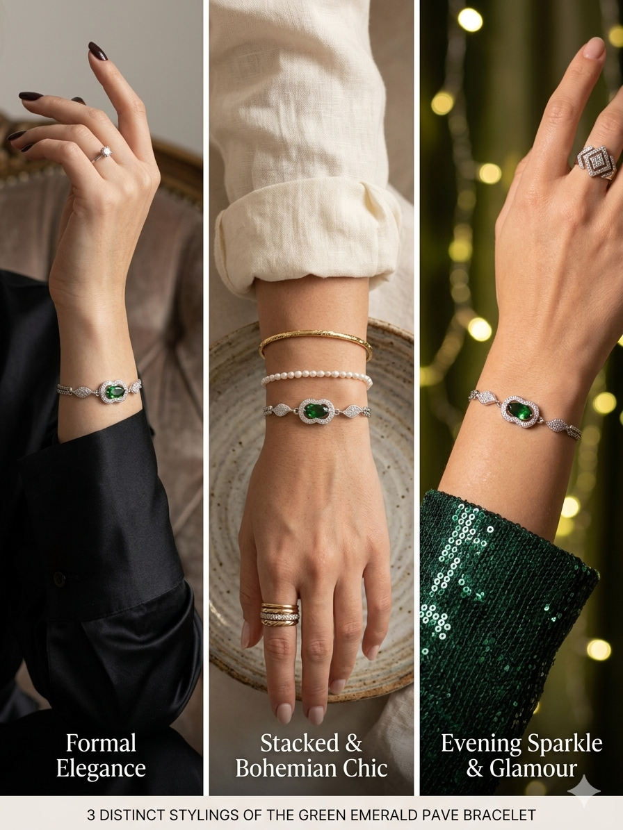 Emerald Aura Bracelet