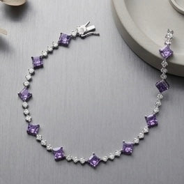 Swarovski Lavender Luxe Tennis Bracelet