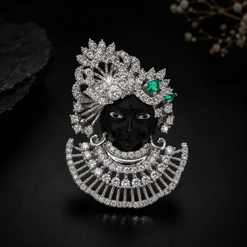 Vrindavan Krishna Brooch Pendant