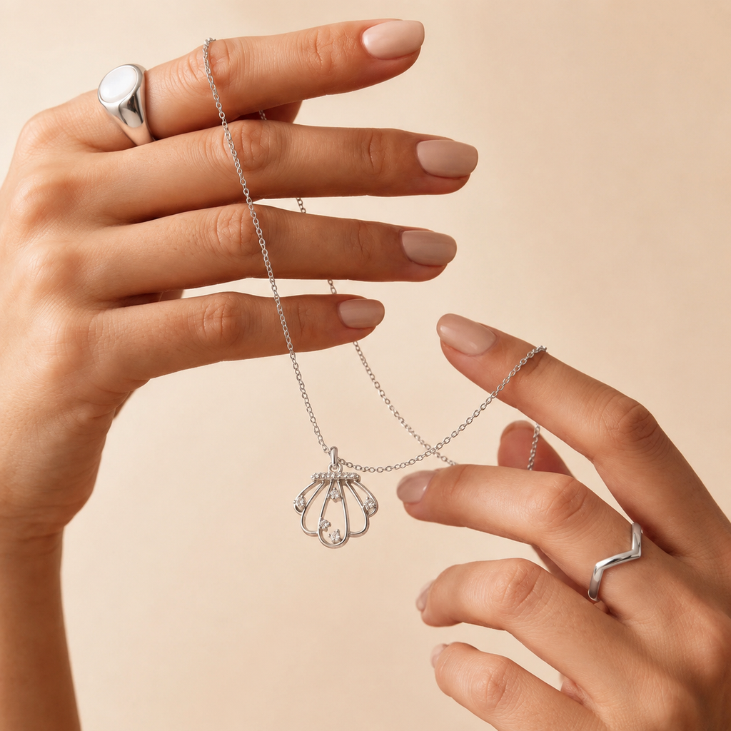 Seashell Charm Necklace