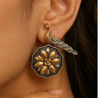 Peacock heritage Earrings