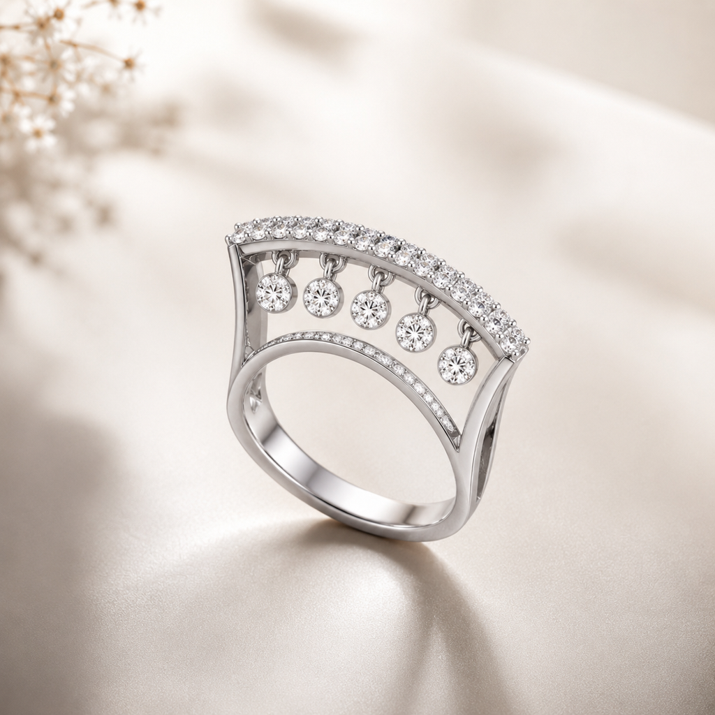 Radiant Arc Ring