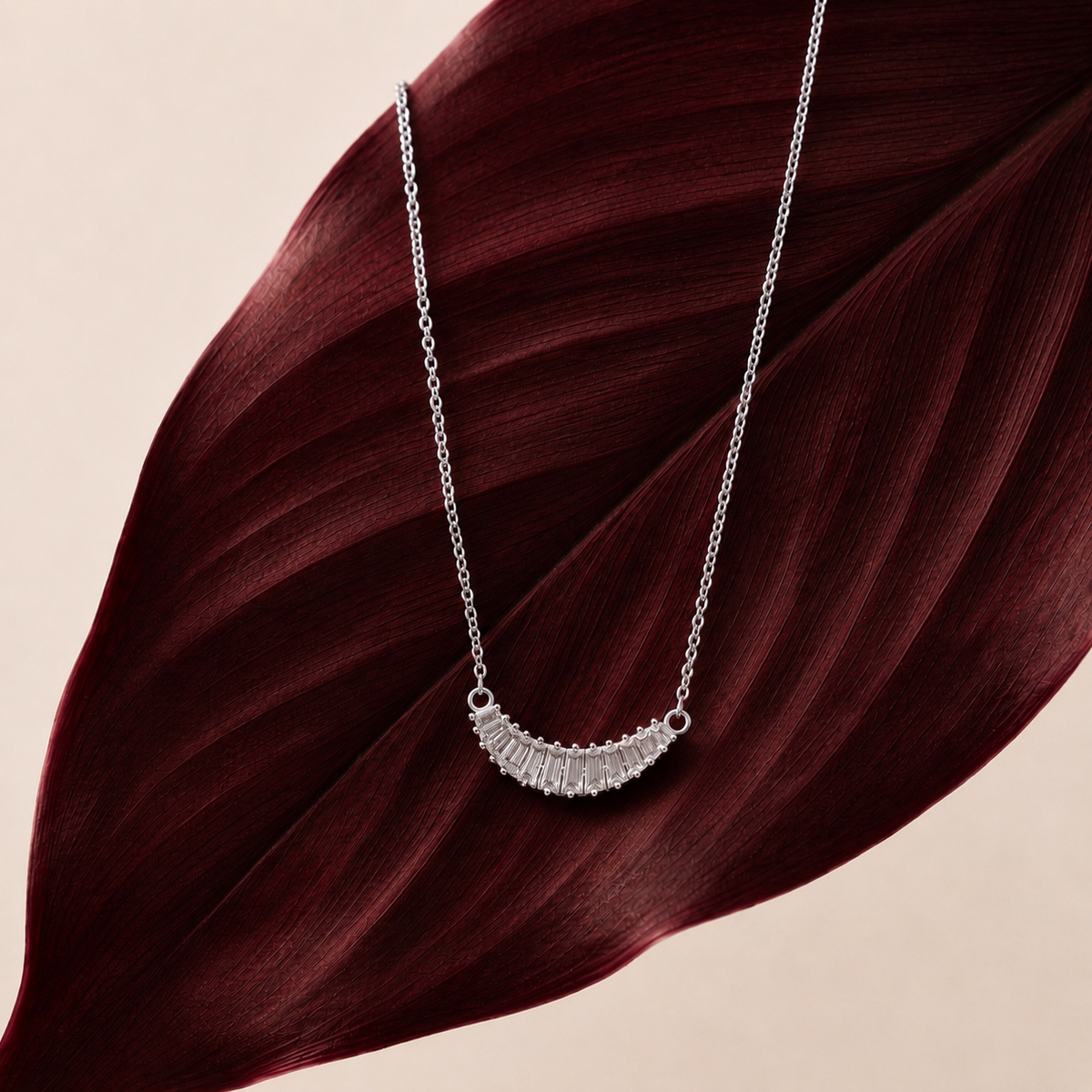 Crystal Arc Necklace