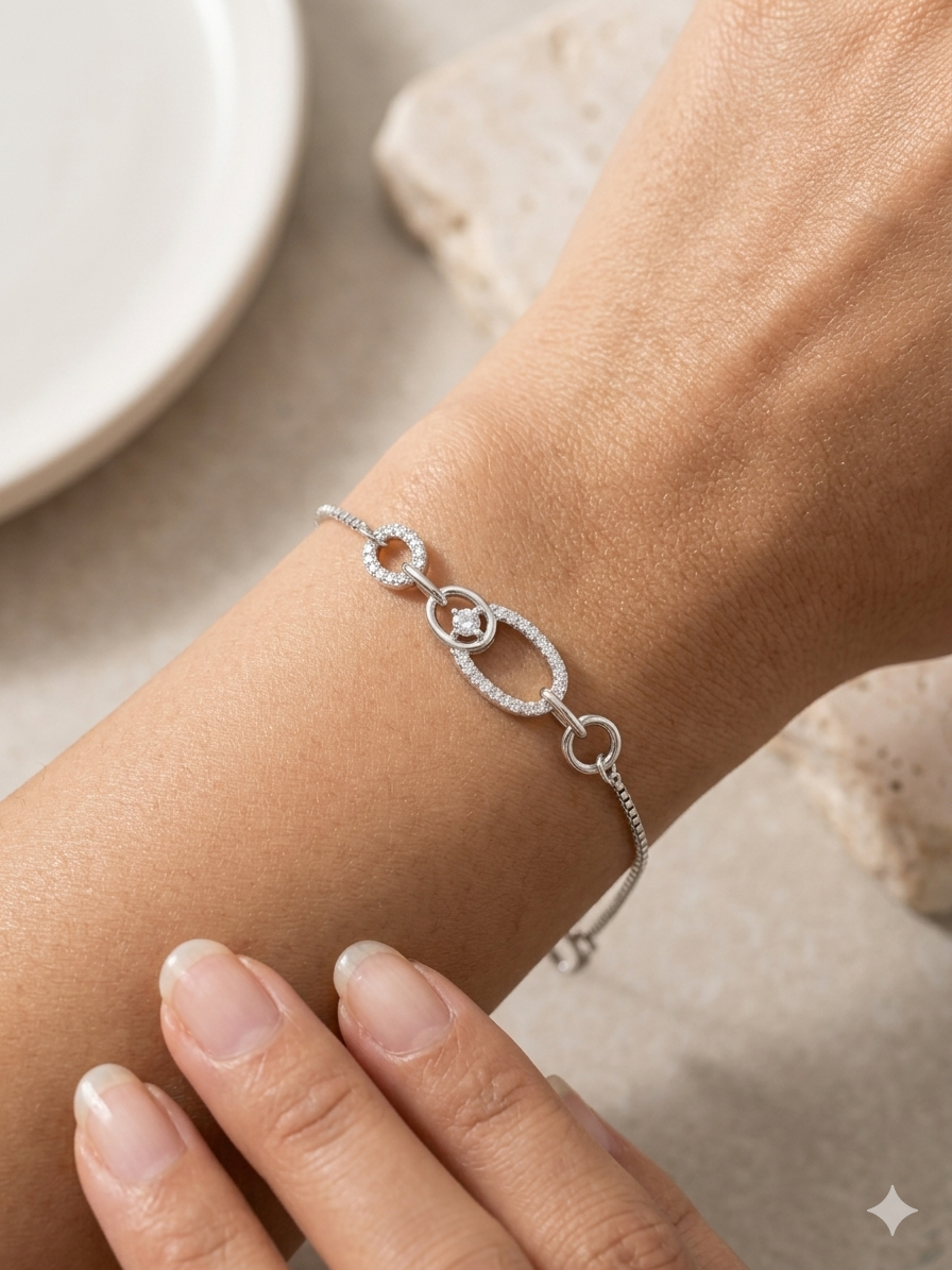 Serene Curve Bracelet