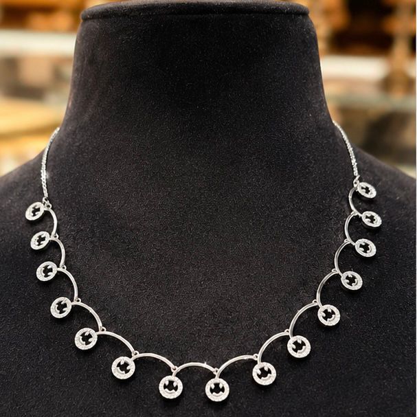 Smiley Sterling Silver Neckpiece