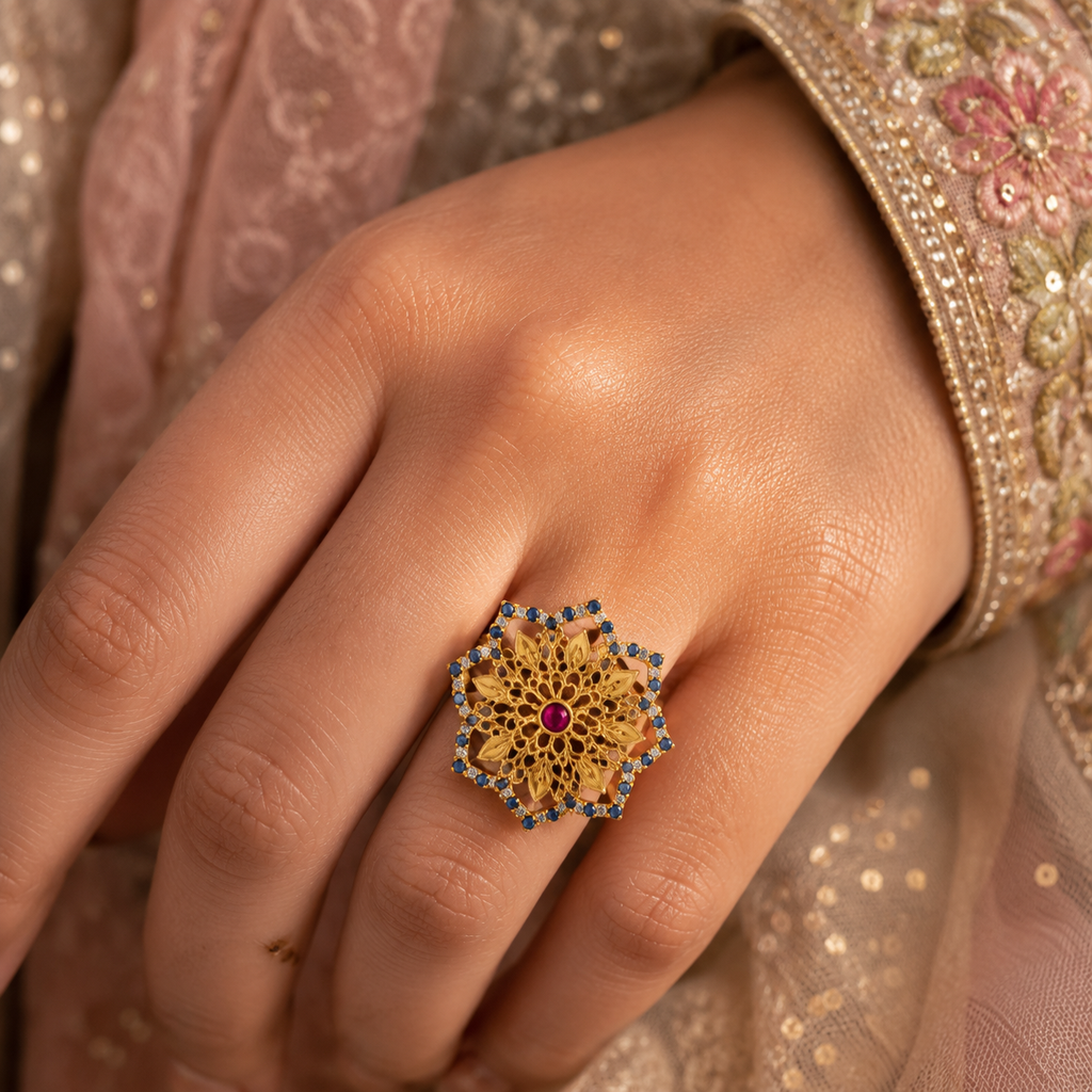 Rajnigandha Bloom Ring