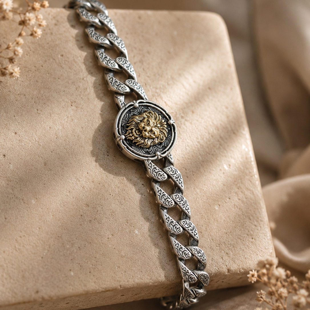 Lionheart Silver Bracelet