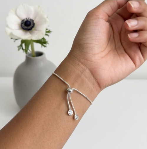 Silver Dew Bracelet