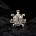 Turtle Silver Ring