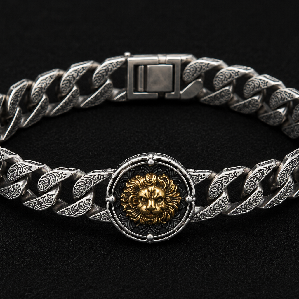 Lionheart Silver Bracelet