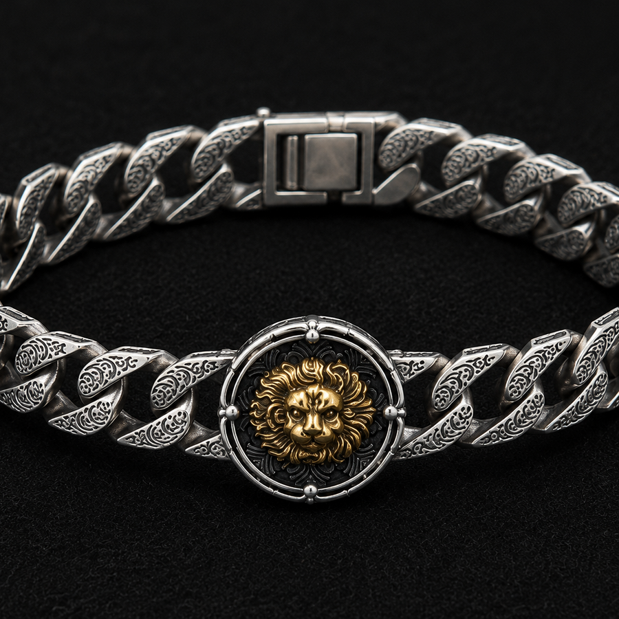 Lionheart Silver Bracelet
