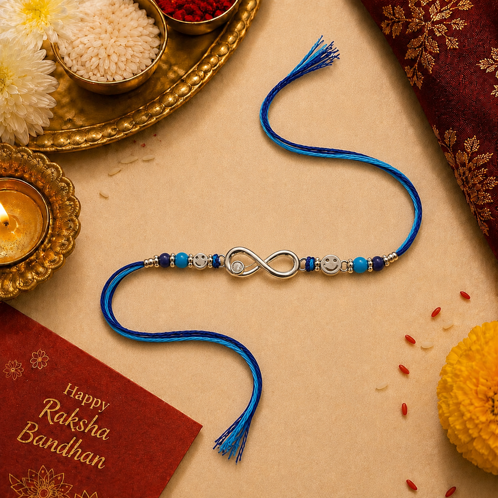 Infinity Smiley Rakhi