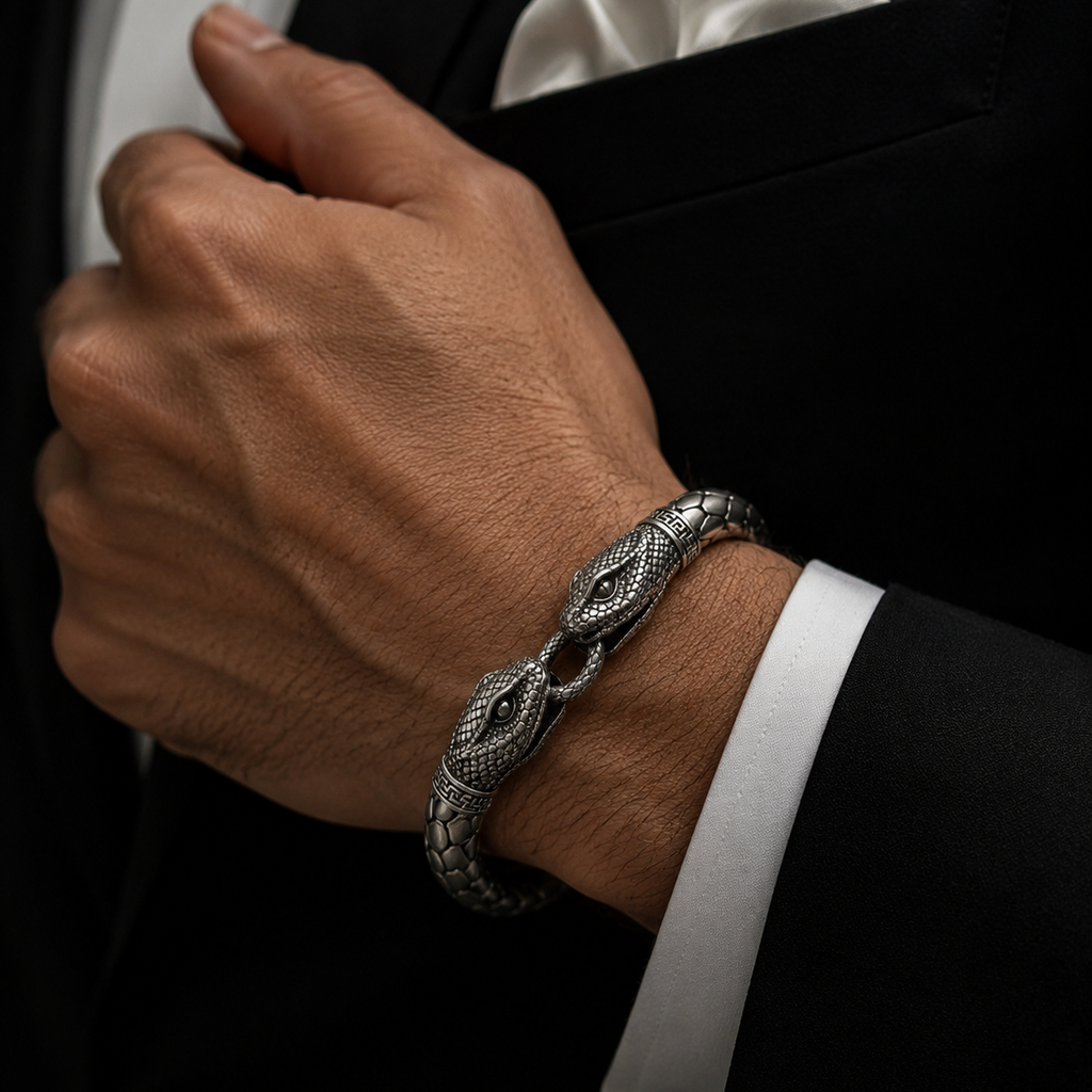 Twin Serpent Bracelet