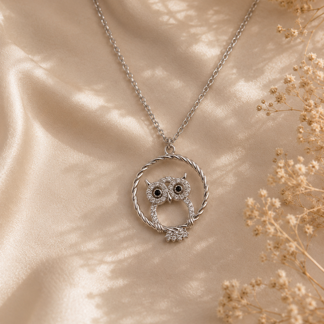 Owl Charm Necklace