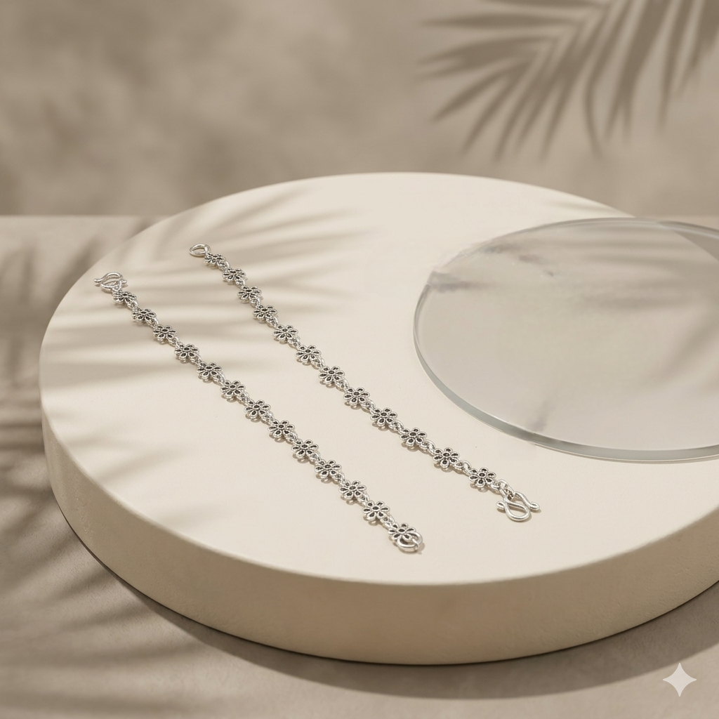 Daisy Charm Anklet