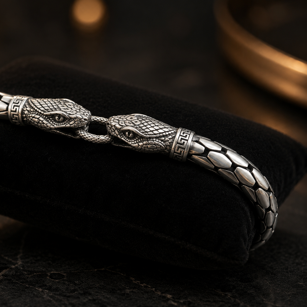 Twin Serpent Bracelet