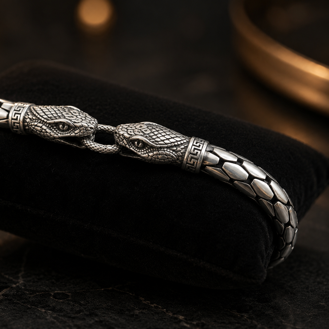 Twin Serpent Bracelet