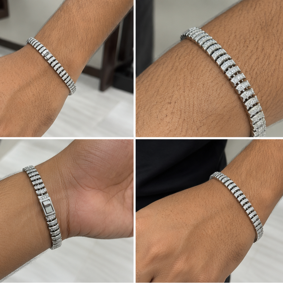 Regal Spark 925 Silver Bracelet
