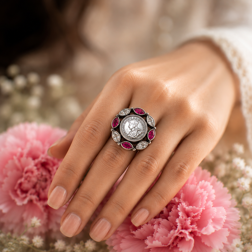 Vintage Coin Ring