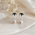 Penguin Love Silver Stud
