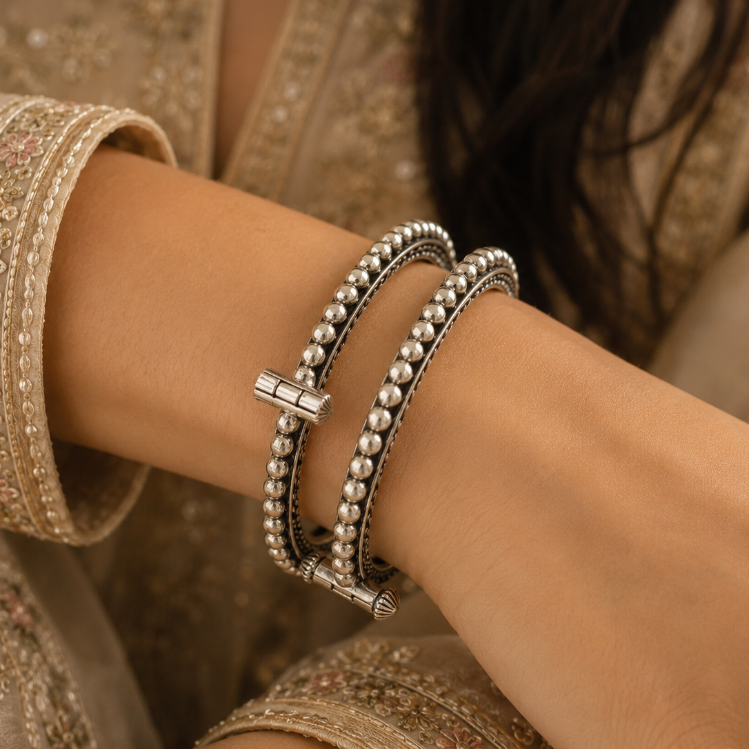 Beaded Wrap Bracelet Kada