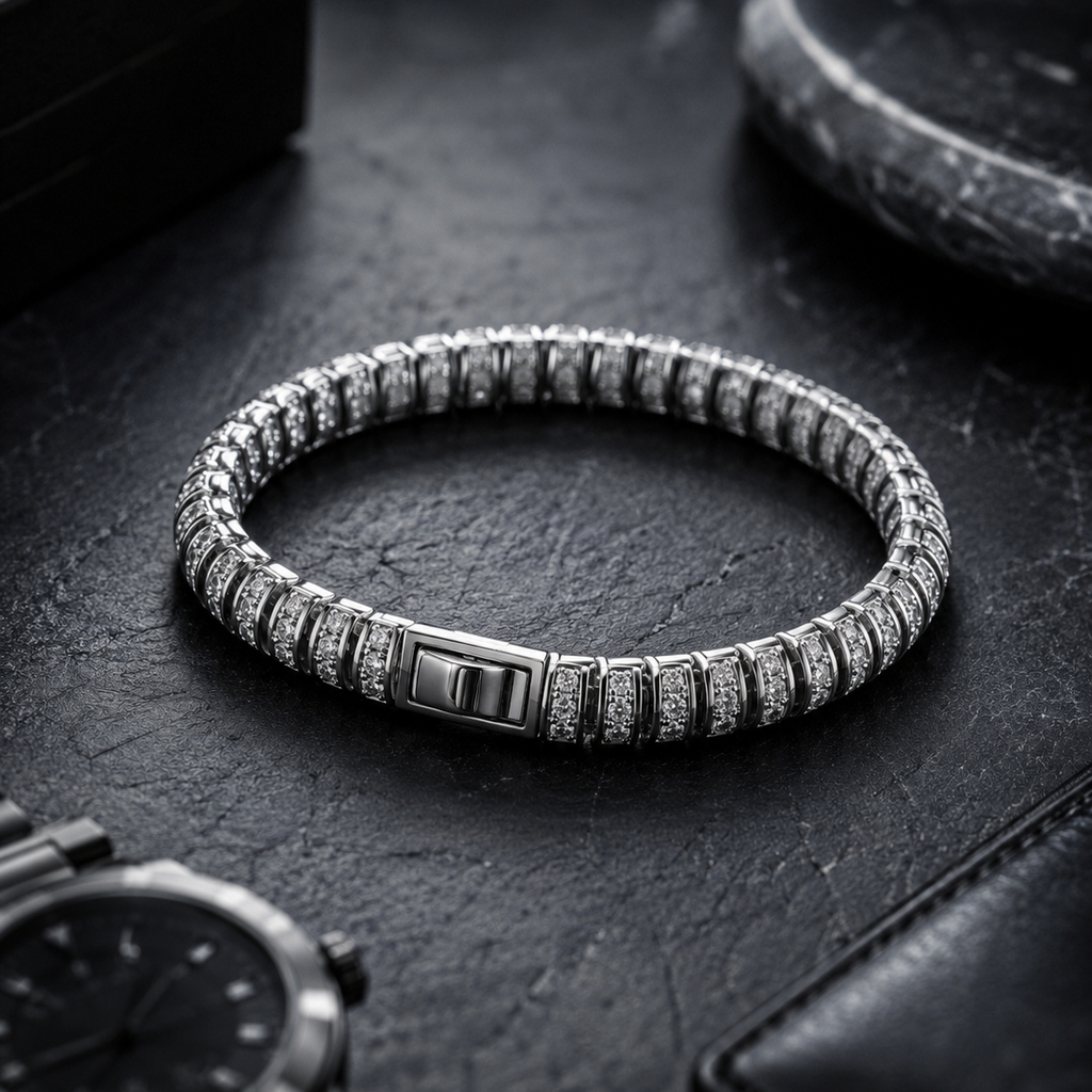 Regal Spark 925 Silver Bracelet