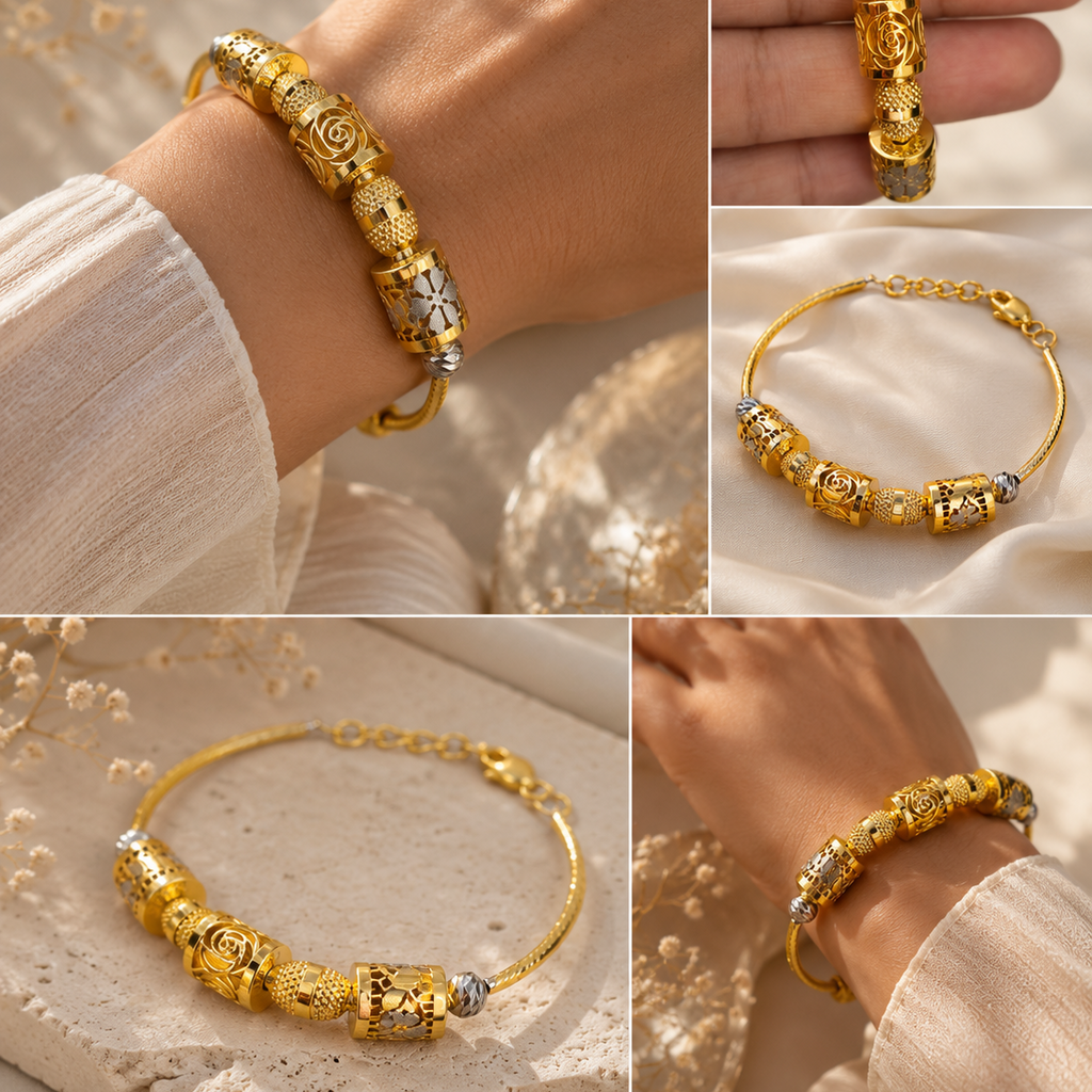Silver Bloom Bracelet