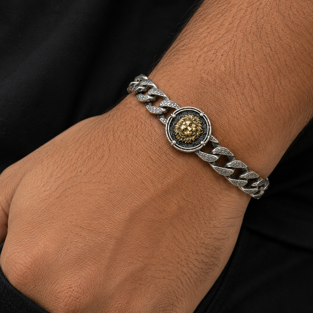 Lionheart Silver Bracelet
