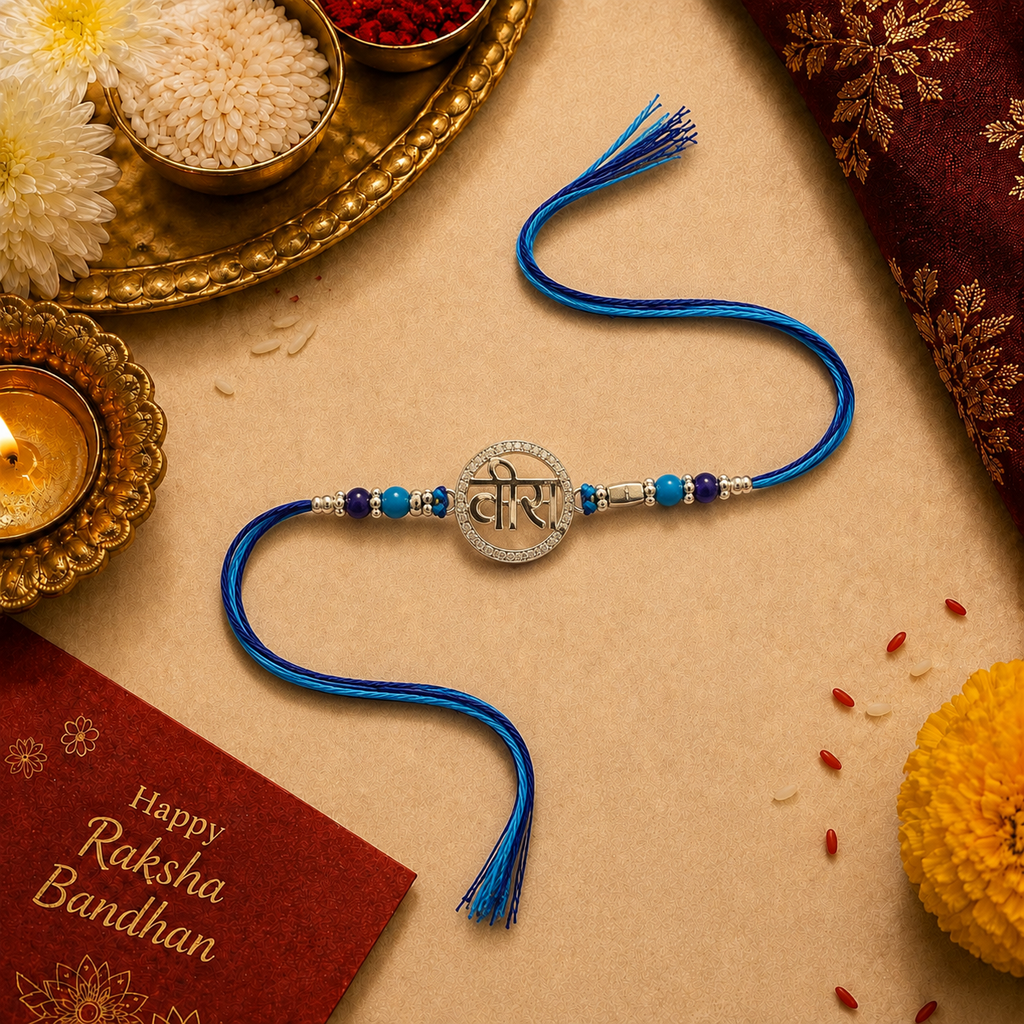 Veera Silver Rakhi