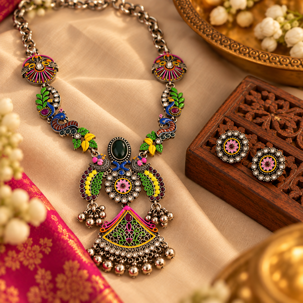 Navratri special neckpiece