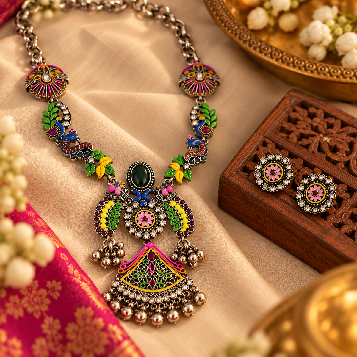 Navratri special neckpiece