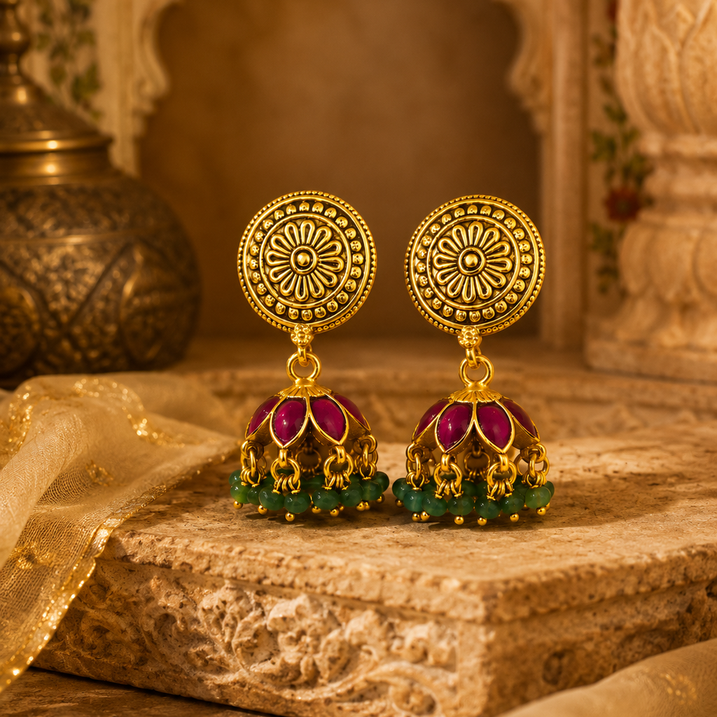Shahi Pushp Jhumki