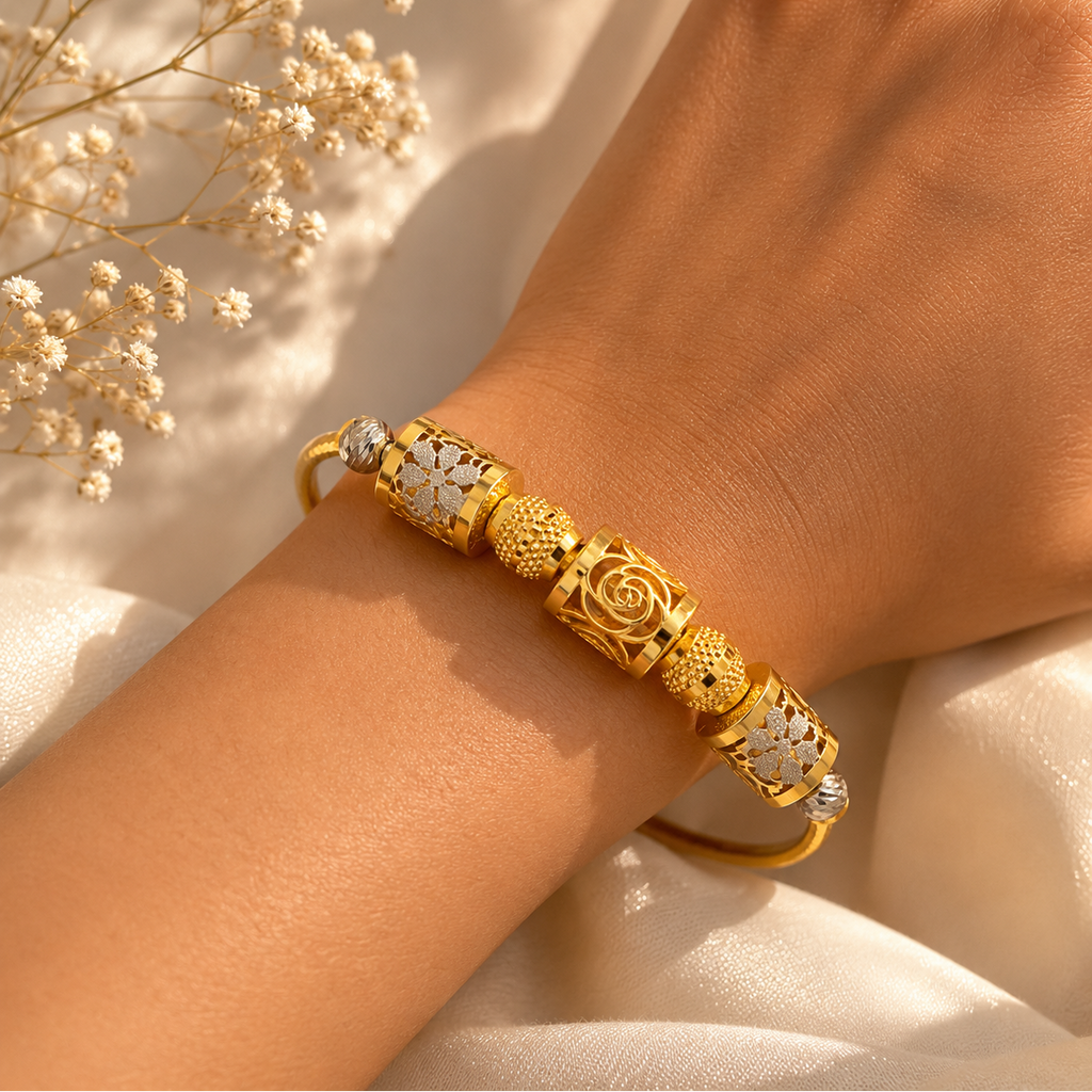 Silver Bloom Bracelet