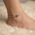 Ruby Bloom Anklet
