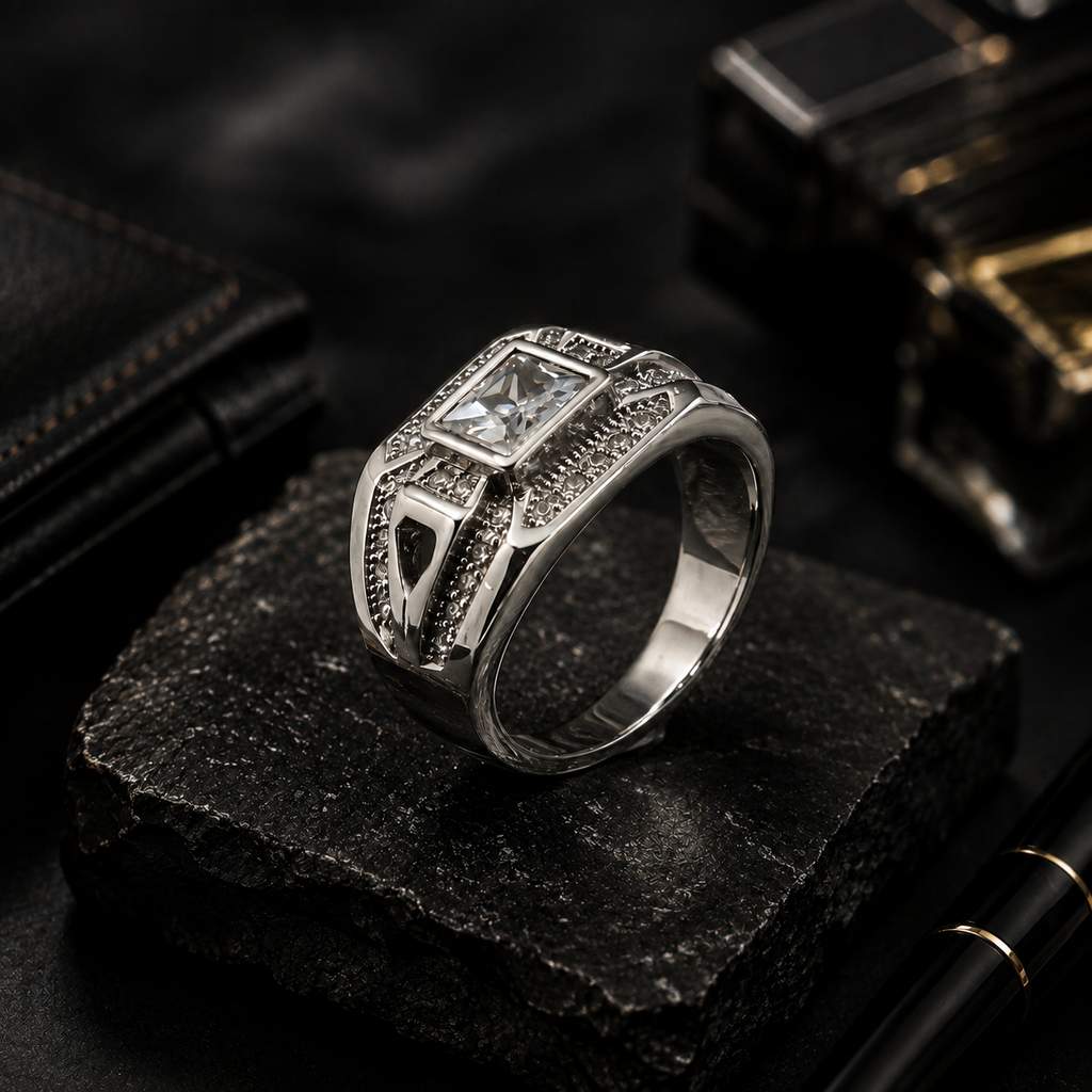 Silver Charm Ring