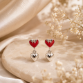 Bow-Tied Silver Stud