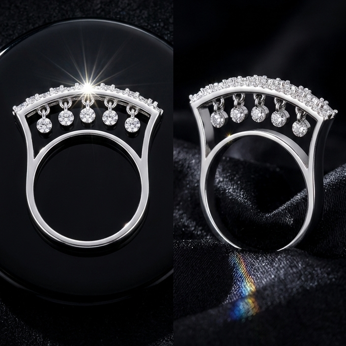 Radiant Arc Ring