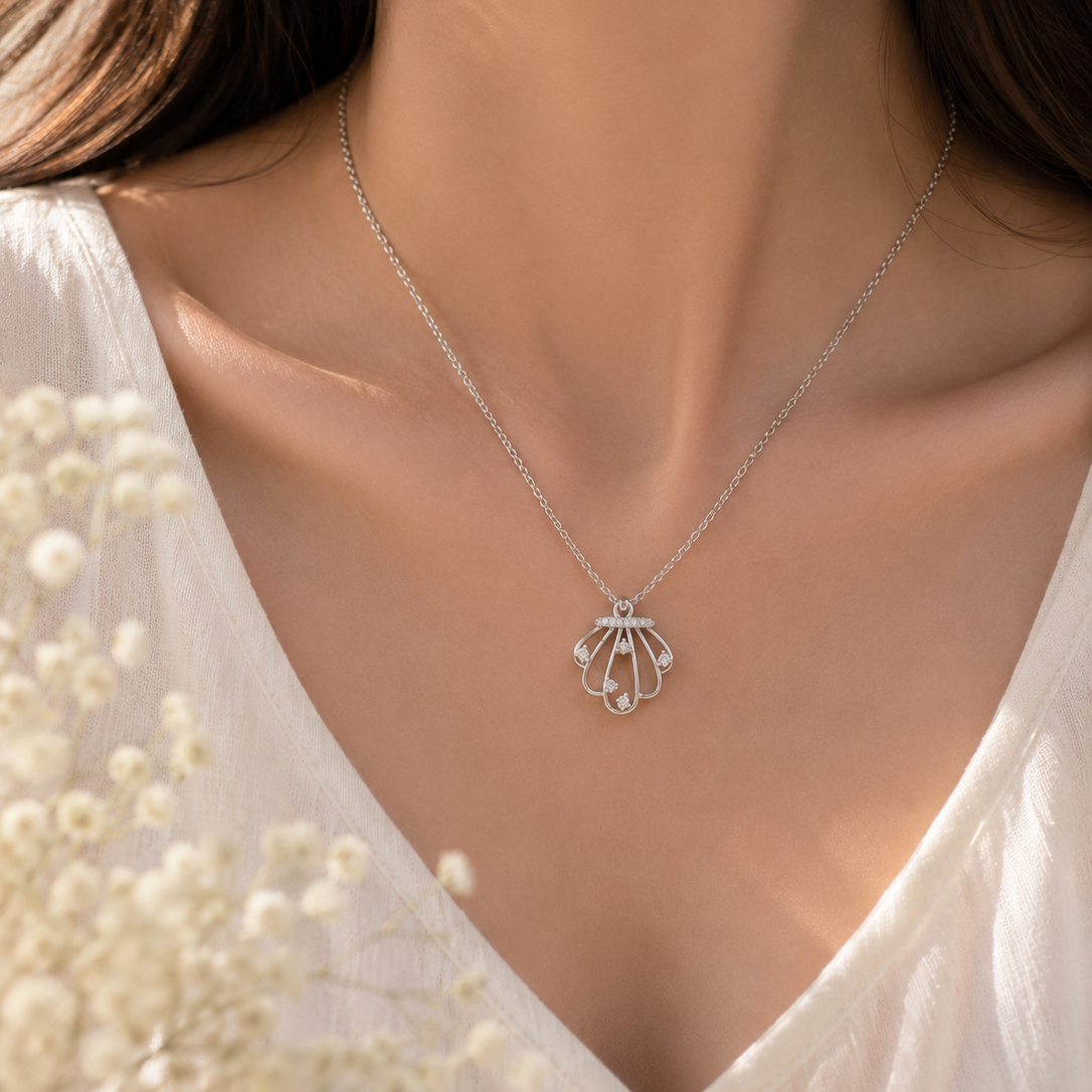 Seashell Charm Necklace
