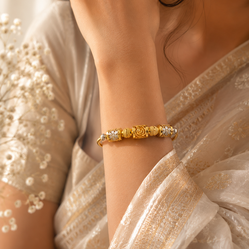 Silver Bloom Bracelet