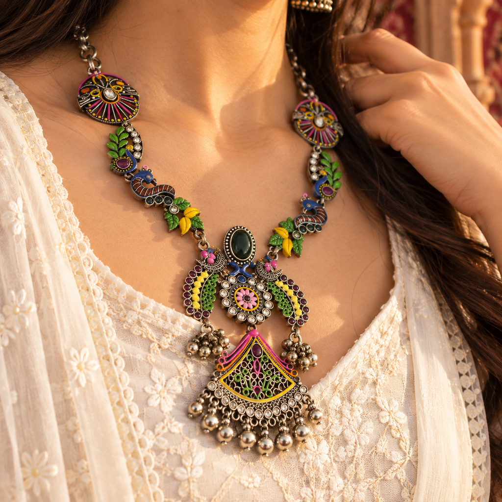 Navratri special neckpiece