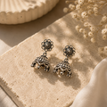 Noor Antique Oxidized Jhumki
