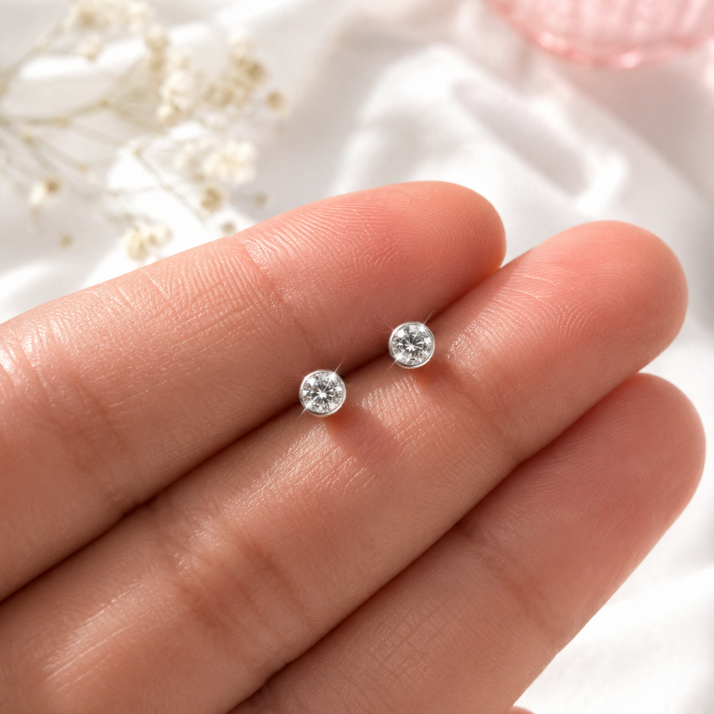 Minimal Silver Studs