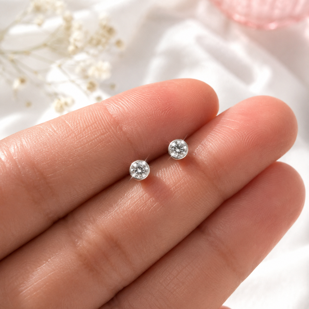 Minimal Silver Studs