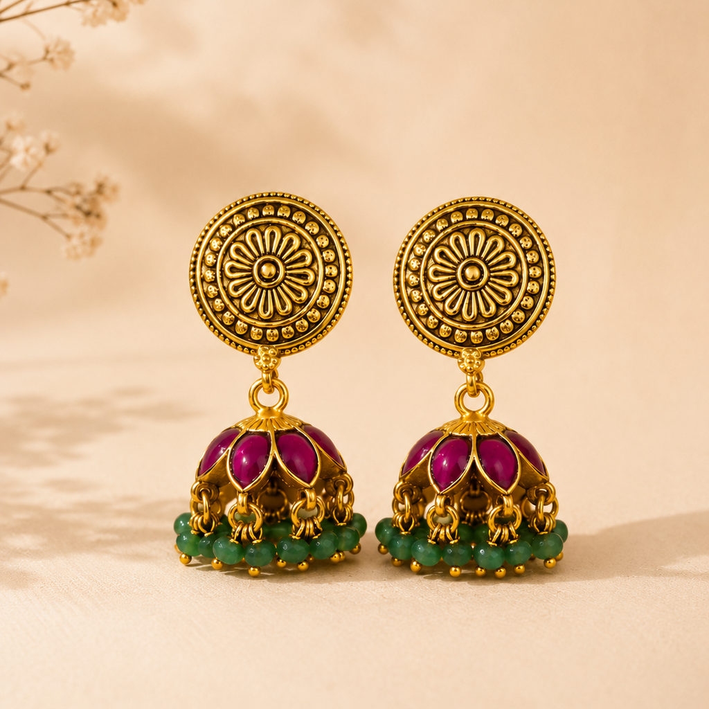 Shahi Pushp Jhumki